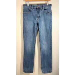 Duluth Trading Co. Ballroom Double Flex Jeans‎ 30x34 Med Wash Denim Mens Stretch
